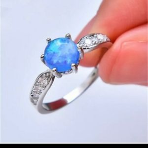 Blue promises ring size 7